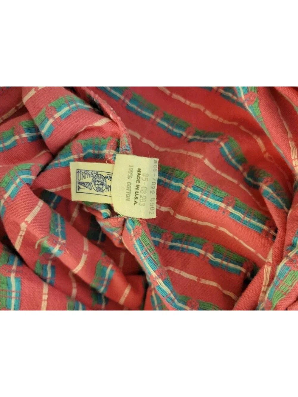 Vintage OshKosh B'Gosh Girls 6X Pink Overall Jumper Dress USA Union Made 100%...